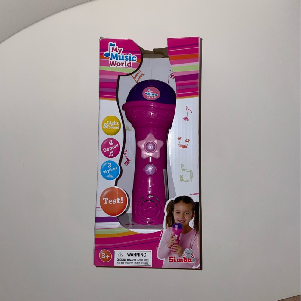 3/$20.  NWT My Music World by Simba Pink Microphone Toy